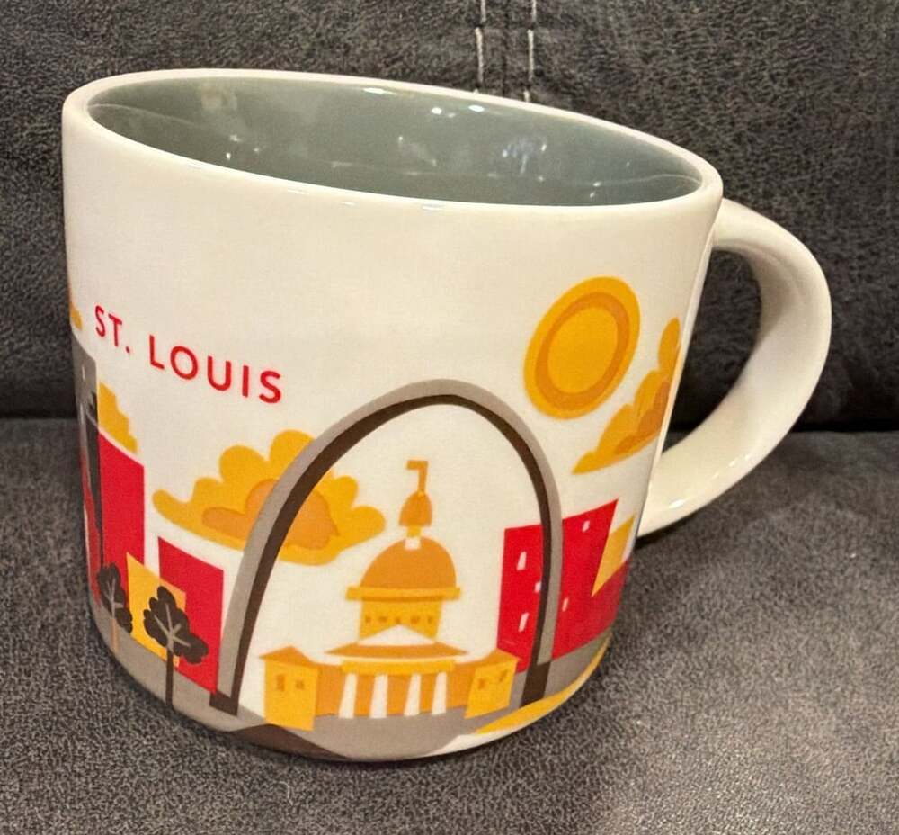 Starbucks St. Louis You Are Here Collection Mug Size 14 oz Ceramic